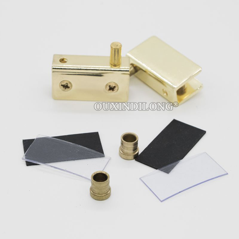 Glass Door Hinge - บานพับประตูกระจกสแตนเลสใหม่เอี่ยม 10 คู่ สำหรับตู้โชว์สินค้าในห้างสรรพสินค้า ใช้กับกระจกหนา 5~8