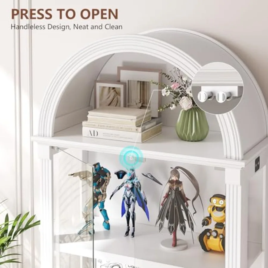 ตู้โชว์ของสะสมพร้อมบานประตูกระ - Glass Door Hinge บทวิจารณ์และราคา