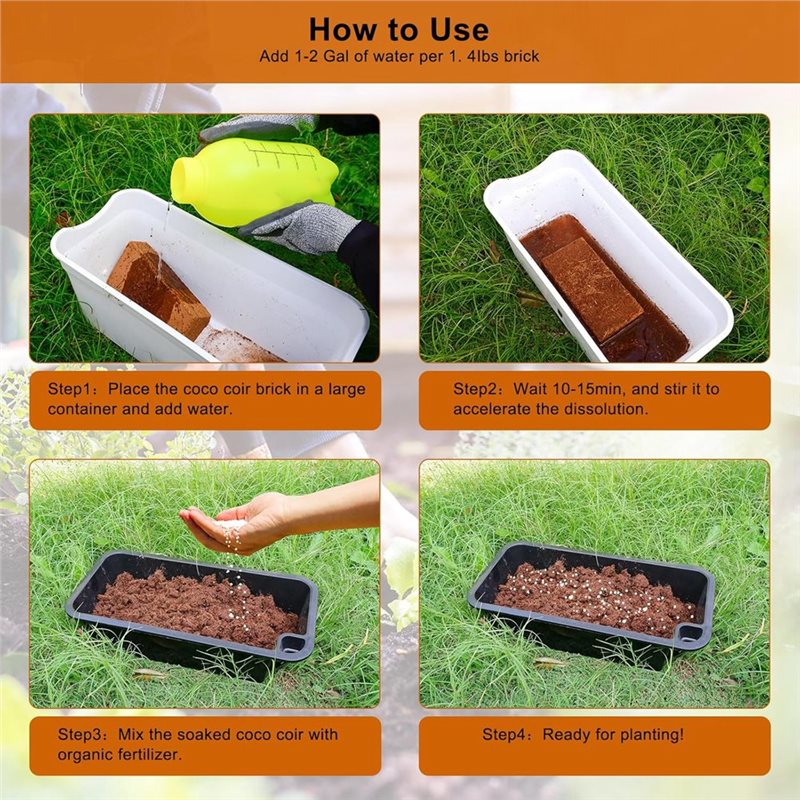 PZHI ชุด 3 ชิ้น สำหรับอิฐใยมะพ - Substrate Coconut Fiber บทวิจารณ์และราคา